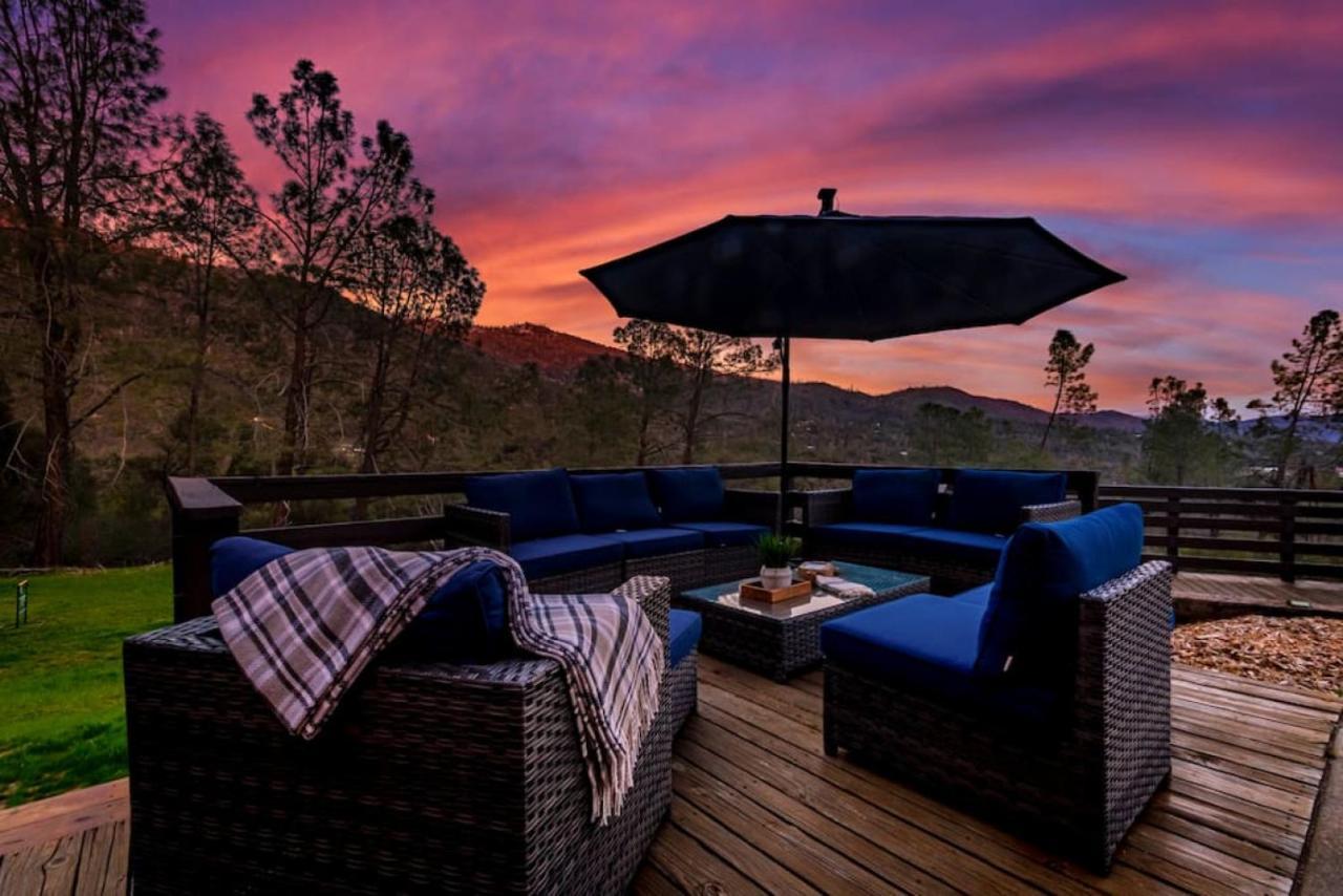 Sierra Vista Lookout Lodge With Creek, Waterfall And Waterholes, Minutes From Bass Lake And Yosemite South Gate North Fork Extérieur photo