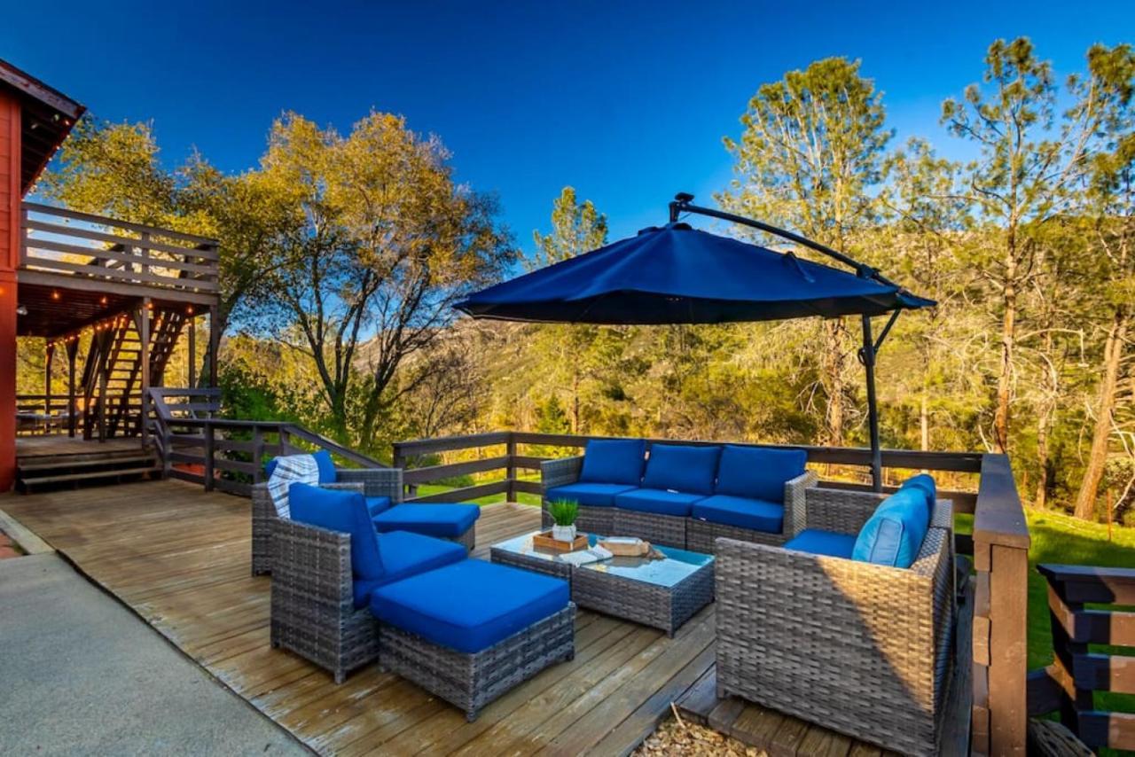 Sierra Vista Lookout Lodge With Creek, Waterfall And Waterholes, Minutes From Bass Lake And Yosemite South Gate North Fork Extérieur photo