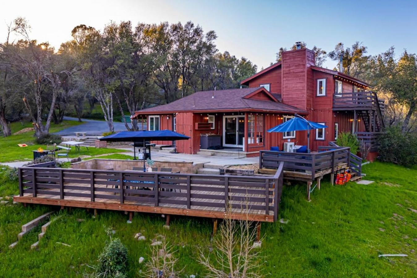 Sierra Vista Lookout Lodge With Creek, Waterfall And Waterholes, Minutes From Bass Lake And Yosemite South Gate North Fork Extérieur photo